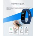 thumbnail image 3 of IMAGE Color Screen Bluetooth Fitness Tracker Heart Rate Monitor Sleep Step Counter Smart Wristband for Women Men & Kids, 3 of 7