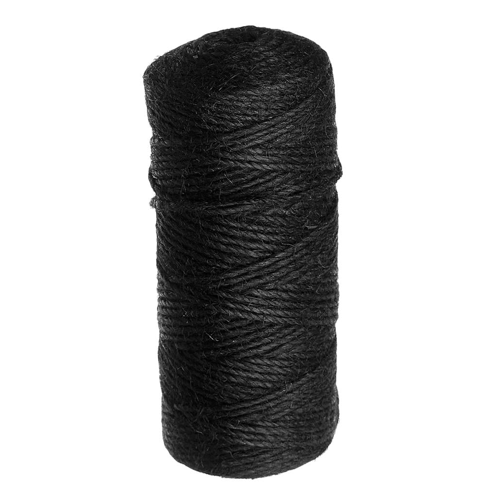 Jute Rope 2mm Thin Twisted Jute Rope String Cord for Christmas Crafts