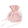thumbnail image 1 of veasfak Candy Bag Chinese Wedding Chic Drawstring Pouch for Prom Gift Party Supplies Pink, 1 of 9