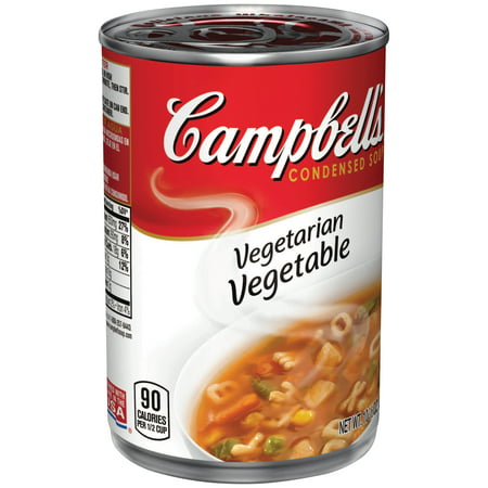 Campbell's Alphabet Vegetarian Vegetable Soup, 10.5 oz - Walmart.com
