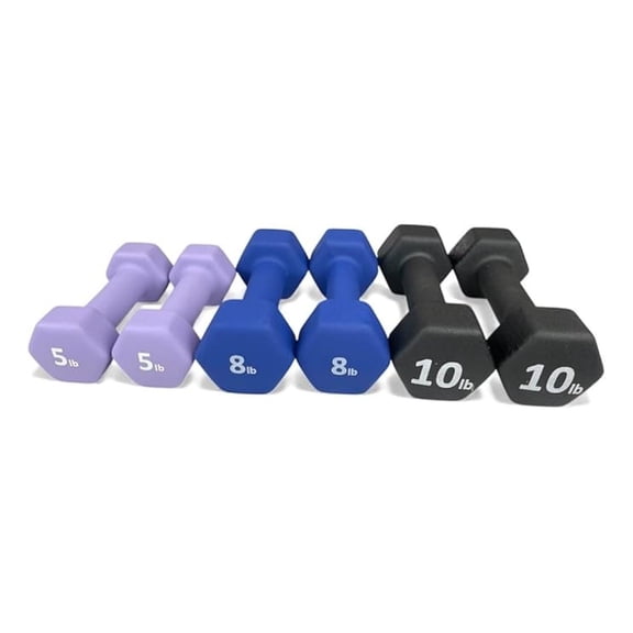 Neoprene Coated Dumbbell Hand Weight Set