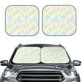 thumbnail image 2 of Fotbe Color Rabbit 2-Piece Car Windshield Sun Shade | Sun Blocker for Car Windshield | Foldable Automotive Interior Accessories for Sun Protection-Medium, 2 of 7