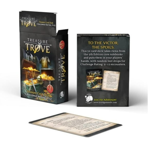 Nord Games Treasure Trove Deck CR 9-12 (5e) New
