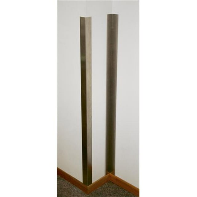 Protections d'Angle en Acier Inoxydable pour Extérieur, 36 x 2 x 2 Po.