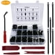 thumbnail image 1 of 425 clips de remache de plástico universales de nailon negro, remaches de plástico, cierre protector universal para automóviles, con alicates de extracción y herramienta de instalación, 1 of 8
