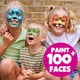 thumbnail image 4 of Kit de pintura facial Blue Squid 22 colores 160 piezas para niños, 4 of 9