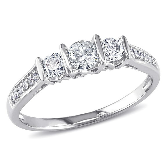 Everly Women's Diamond 10K White Gold Engagement Ring