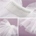 thumbnail image 5 of PIKADINGNIS Women Bridal Veil Bowknot Lace Tulle Short Wedding Bridal Veil With Comb 2 Layer Hen Party Cosplay Accessories, 5 of 6