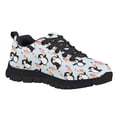 thumbnail image 2 of Uourmeti Kids Penguin Shoes for Girls Ice Cream School Cute Sneakers Breathable Lightweight Anti-Slip Athletic Shoe Fashion Lace up Running Shoes US 2.5, 2 of 7