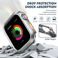 thumbnail image 4 of TECH CIRCLE Thin Fit Designed for Apple Watch Case Series 10 46mm Lightweight Hard PC Case Anti-Scratch Ultra-Thin Protective Cover for iWatch Series 10 46mm,Titanium, 4 of 7
