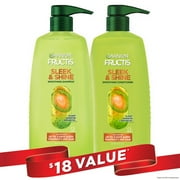 Garnier Fructis Sleek & Shine Shampoo and Conditioner, Adults, Frizzy Hair, Holiday Beauty Gift Set