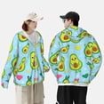 thumbnail image 6 of Haiem Cartoon Avocado UPF 50+ Fishing Shirts for Men Long Sleeve UV Sun Protection Hoodie Non-Mask Outdoor Hiking Shirts, 6 of 9