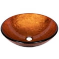 thumbnail image 4 of Eden Bath EB_GS29 Bathroom Orange Reflections Tempered Glass Vessel Sink, 4 of 7
