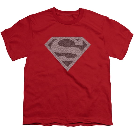 Superman - Elephant Shield - Youth Short Sleeve Shirt - Large