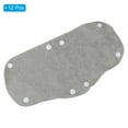thumbnail image 3 of Uxcell Hard Hat Sweatband Cotton Hard Hat Liner Snap Button Helmet Forehead Sweating Pads Gray 12 Pack, 3 of 6