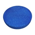 thumbnail image 2 of Lsque Blue Glitter Round Bar chair cushion covers Velvet Fabric Premium Comfort Protects from Scratches and Stains for 14-17 Inch Chair- 14 inch, 2 of 7