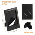 thumbnail image 2 of Uxcell 8Pcs Mini Picture Frames 2.4 x 3.6 inch Rectangle Small Picture Photo Frame Holder, Black, 2 of 5
