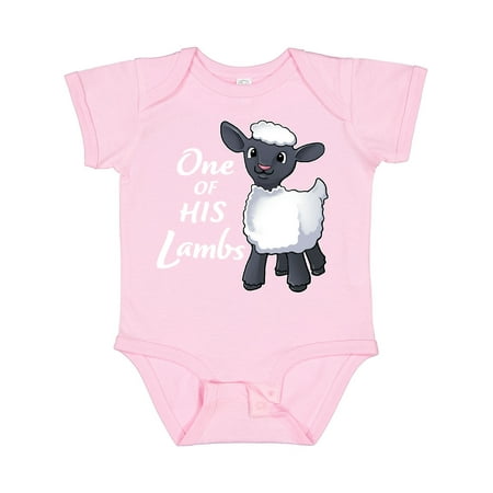 

Inktastic One of His Lambs- Easter Sheep Gift Baby Boy or Baby Girl Bodysuit