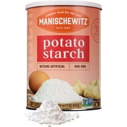 Manischewitz Pure Potato Starch, 16oz 1LB Resealable Container Gluten Free, Non GMO, Kosher Including Passover