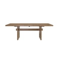 thumbnail image 2 of Coastal Wood Kitchen Table Dining Table Rectangular Table Office Brown Wood, 2 of 12