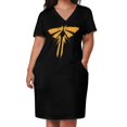 thumbnail image 2 of Fireflies Logo - The Last Of Us - Fireflies vestido suelto con bolsillo para mujer vestidos de noche elegantes para mujer vestidos de fiesta, 2 of 6