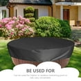 thumbnail image 2 of Shisuyan Bathtub Cover for Outdoor Wear-resistant Pool Cover Dustproof Bath Pool Cover, 2 of 8