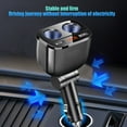 thumbnail image 4 of USB C Car Charger Adapter with Type-C Cable, Fast Charge Cigarette Lighter Splitter 2-Socket, Dual Car Cigarette Lighter Adapter with LED Voltmeter, 12V/24V Splitter for Car GPS Dash Cam Phone, 4 of 6