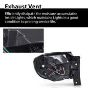 CROSSDESIGN Tail Light Fit for 2013-2016 Chevrolet Traverse