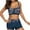 Navy, variant on Aofany Bathing Suit for Women 2 Piece Plus Size Bikini Swimsuits Slimming Beachwear Modest Boyshort Boho Swimwear