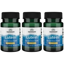 Swanson Lutein 10 mg 60 Sgels 3 Pack