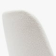 thumbnail image 3 of WestinTrends Genevieve Mid-Century Modern Curveback Boucle Dining chair set, Cream, 3 of 13