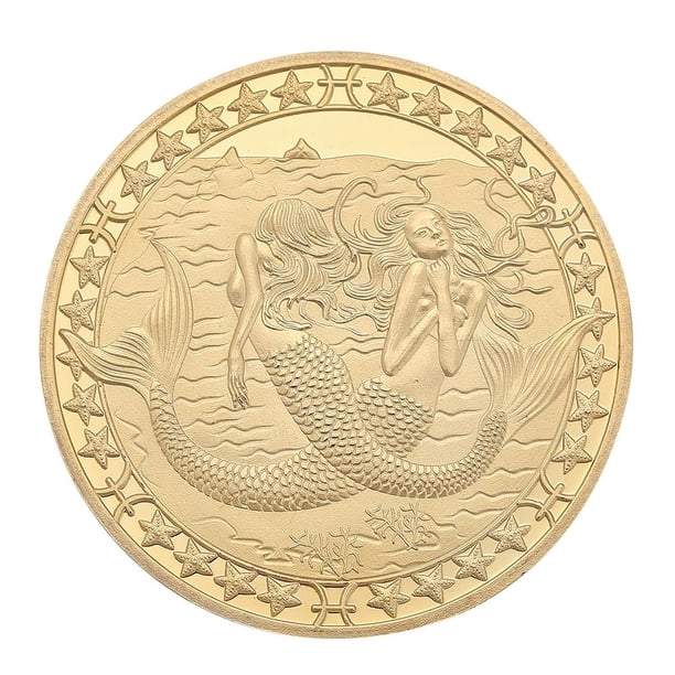 Moneda 12 Constelación Plateada Conmemorativa Regalo Coleccionable (Piscis) Oro Likrtyny Para estrenar