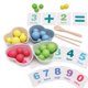 thumbnail image 1 of Juguete educativo Montessori de madera para niños, forma de aprendizaje temprano, números, pesca, juego de mesa a juego, rompecabezas heqiyong LED, 1 of 2