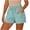 Sky Blue(Shorts), variant on GUACER Casual Shorts for Women with Pockets Elastic Waist Drawstring Lounge Shorts for Summer & Weekend