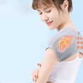thumbnail image 4 of Shoulder Warmer Solid Color Wind And Cold Protection Comfortable Support Body Muscle Pain Relief Health Care Heat Warm Therapy Pad Shoulder Protector for Outdoor Sports, 4 of 7