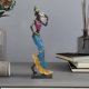thumbnail image 5 of Figuras de belleza Escultura Africana Tribal Lady Figura Muñecas Adornos Para Decoraciones De Escritorio Plata Fanmusic Figuras de belleza, 5 of 7