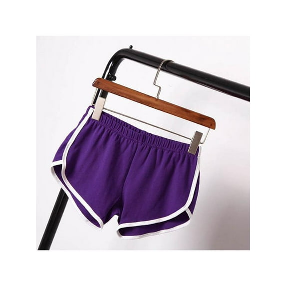 Women Summer Casual Shorts Workout Waistband Skinny Yoga Beach Elasticized Shorts