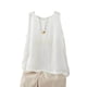 thumbnail image 1 of Camisas de Manga Corta Cuello en V para las Mujeres Lino Bordado Tres Cuartos de Manga Suelta Blusa Vintage, Cuello en V Manga Corta Tops para las Mujeres, 1 of 2