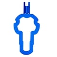 thumbnail image 5 of Tuerca de válvula Baoblaze adaptador Presta con Llave removedor de carrete de tubo interno Rojo, 5 of 5
