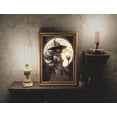 thumbnail image 6 of Witch With Full Moon Poster, Witch Print, Witch Poster, Spooky Art, Dark Academia, Witch Ghost, Halloween Decor,Halloween Poster - Best gifts your whole family, 6 of 7