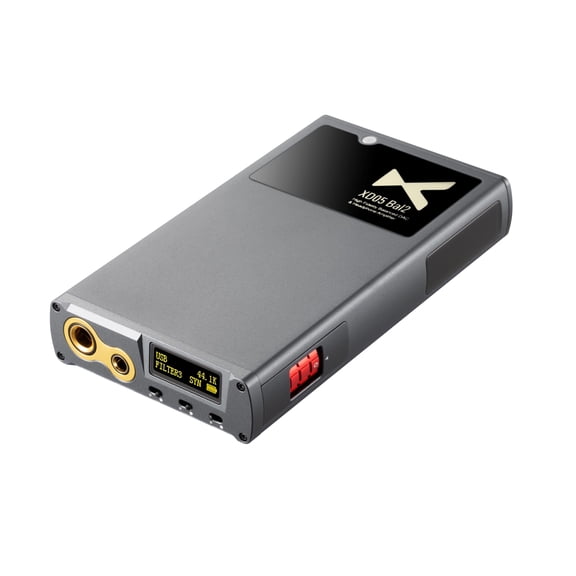 XDUOO XD05 BAL2 Portable headphone amp, 2-Channel headphone amplifier bluetooth,1500mW output,supporting MP3 and DSD,Gray
