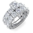 thumbnail image 5 of SuperJeweler 6 Carat Lab Grown Diamond Bridal Set In 14K White Gold For Women, 5 of 5