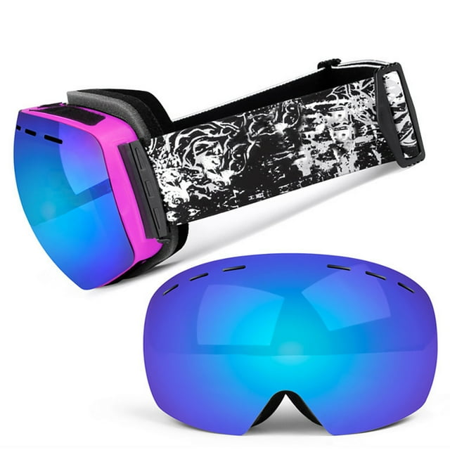 Bangcool Ski Goggles Creative Dual-layers Lens Snow Goggles Outdoor Goggles for Adults
