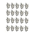thumbnail image 5 of FENGGUIQU 50Pcs Alloy Angel Pendants Plated Silver DIY Jewelry Charms for Keychains Bracelets Necklaces, 5 of 8
