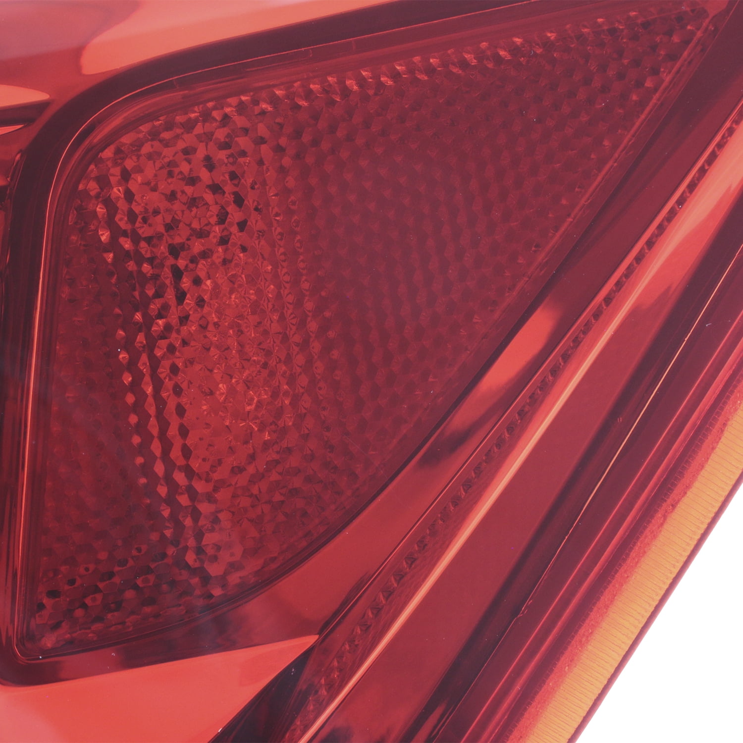 AKKON - Fits 2013 2014 2015 Chevy Malibu LTZ 2016 Limited LTZ Sedan LED Chrome Red Tail Light Brake Lamp Outer Passenger Right