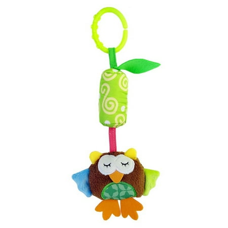 Baby Hanging Rattle Toys Newborn Car Crib Hanging Bell Infant Animal Wind (Best Way To Wind A Newborn)
