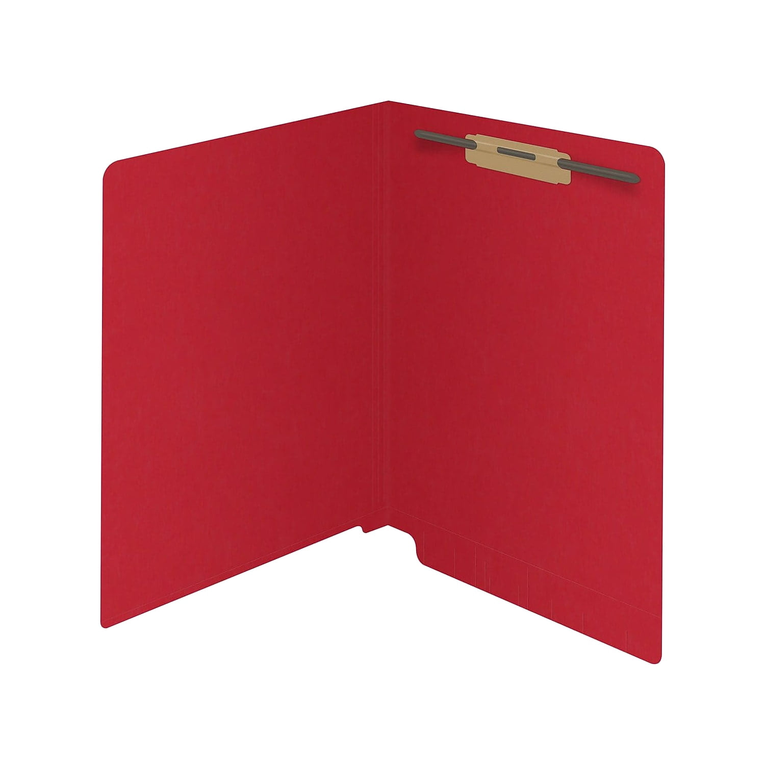Medical Arts Press Reinforced End Tab File Folder Straight Cut Letter-Size Red 50/Box (S-01601-RED)