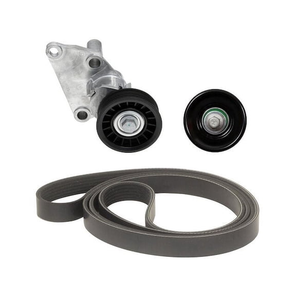 Serpentine Belt Drive Component Kit - Compatible with 2002 - 2006 Chevy Silverado 1500 2003 2004 2005
