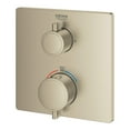 thumbnail image 2 of Grohe Grohtherm 24111A00 Dual Function 2-Handle Thermostatic Valve Trim in Grohe Hard Graphite, 2 of 5