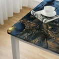 thumbnail image 5 of Acheng Gothic Architecture Square Tablecloth with Elastic Edge 100% Polyester Fiber 46*46, 5 of 8
